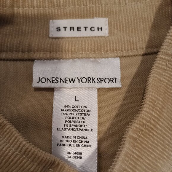 NWOT - Jones New York Sport Corduroy Jacket (size L) - Picture 3 of 4